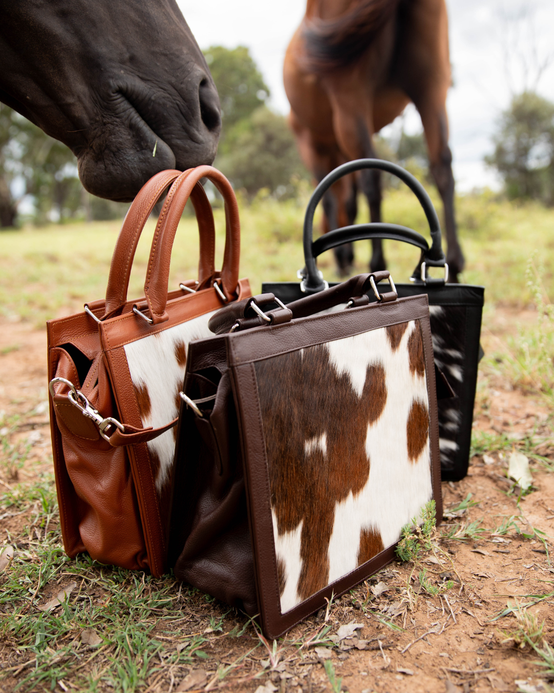 Valerie Handbag Cowhide Leather