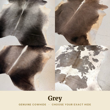 Grey Cowhide Rug
