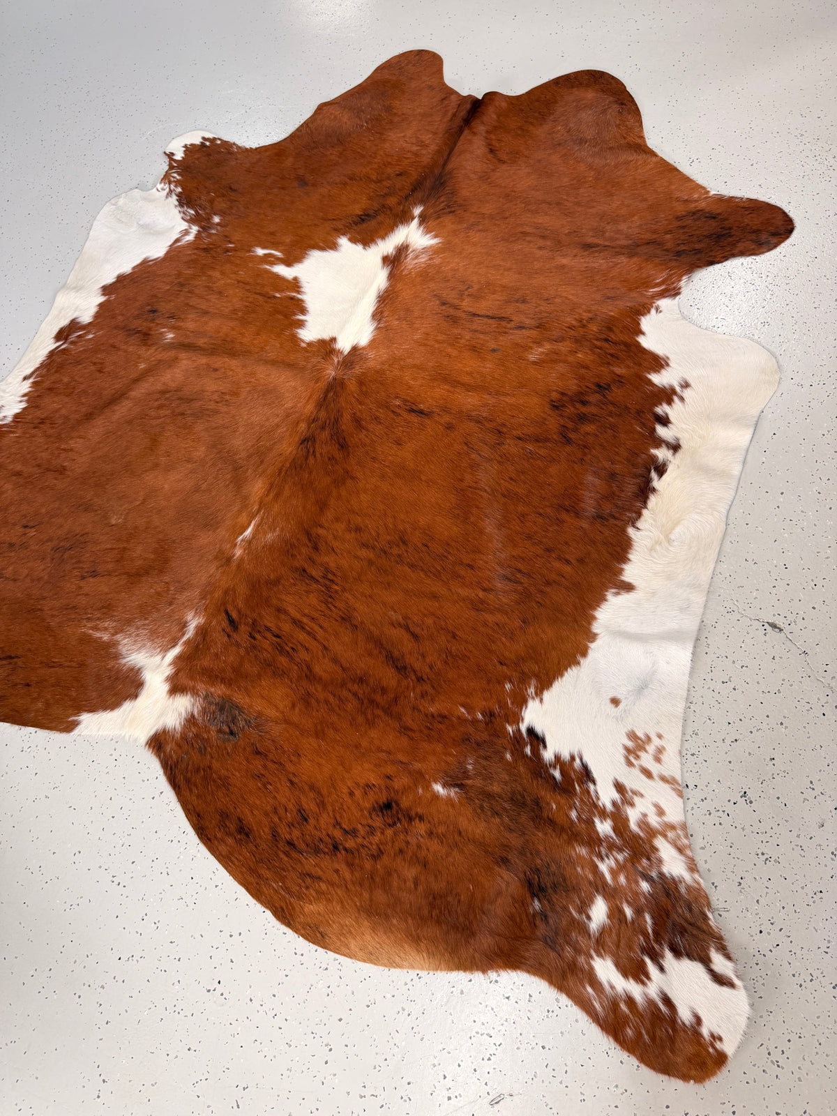Brindle Cowhide Rug, hide #12, 197 x 200cm