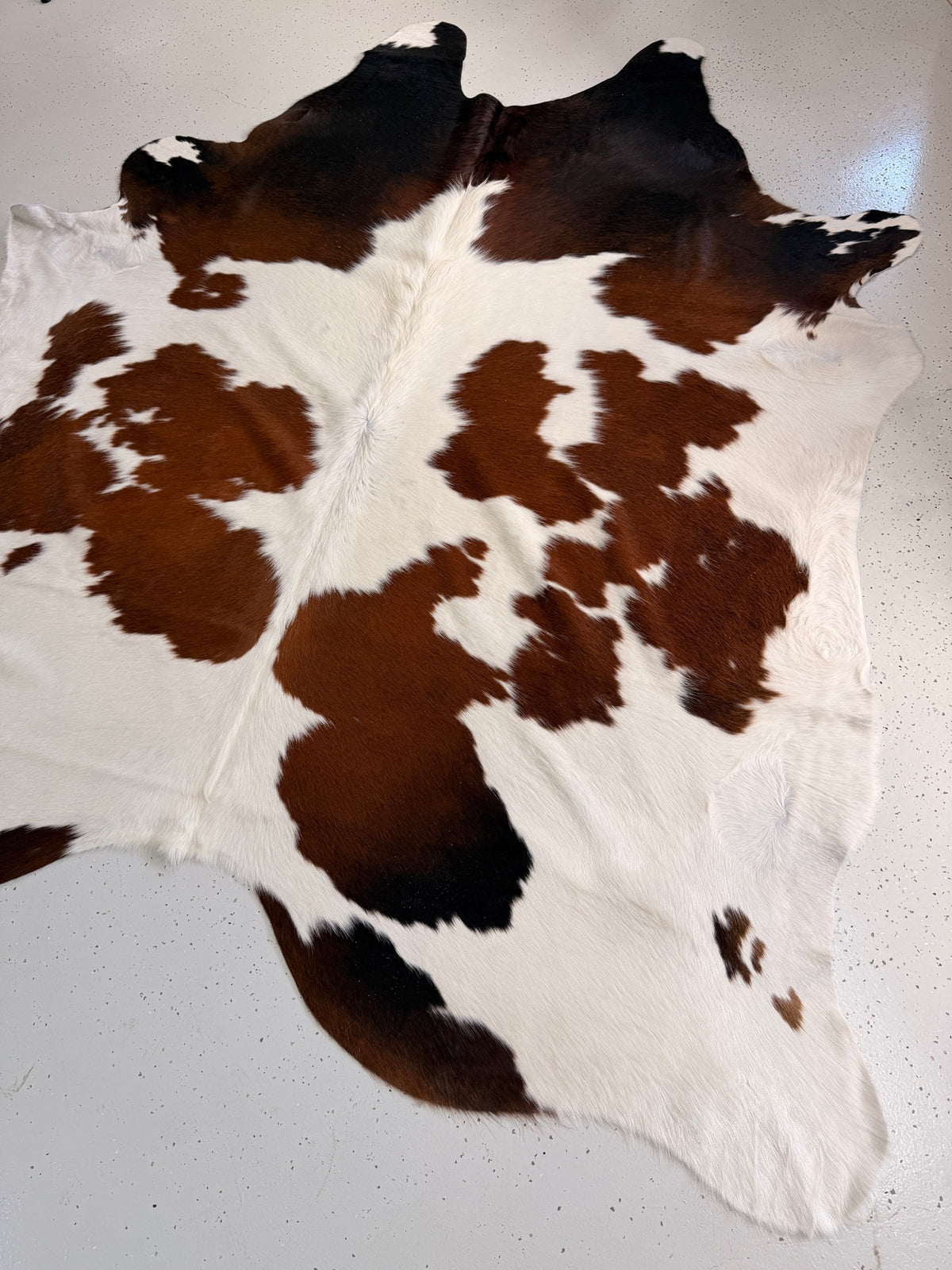 Reddish Brown Cowhide Rug, hide #630, 205 x 242cm