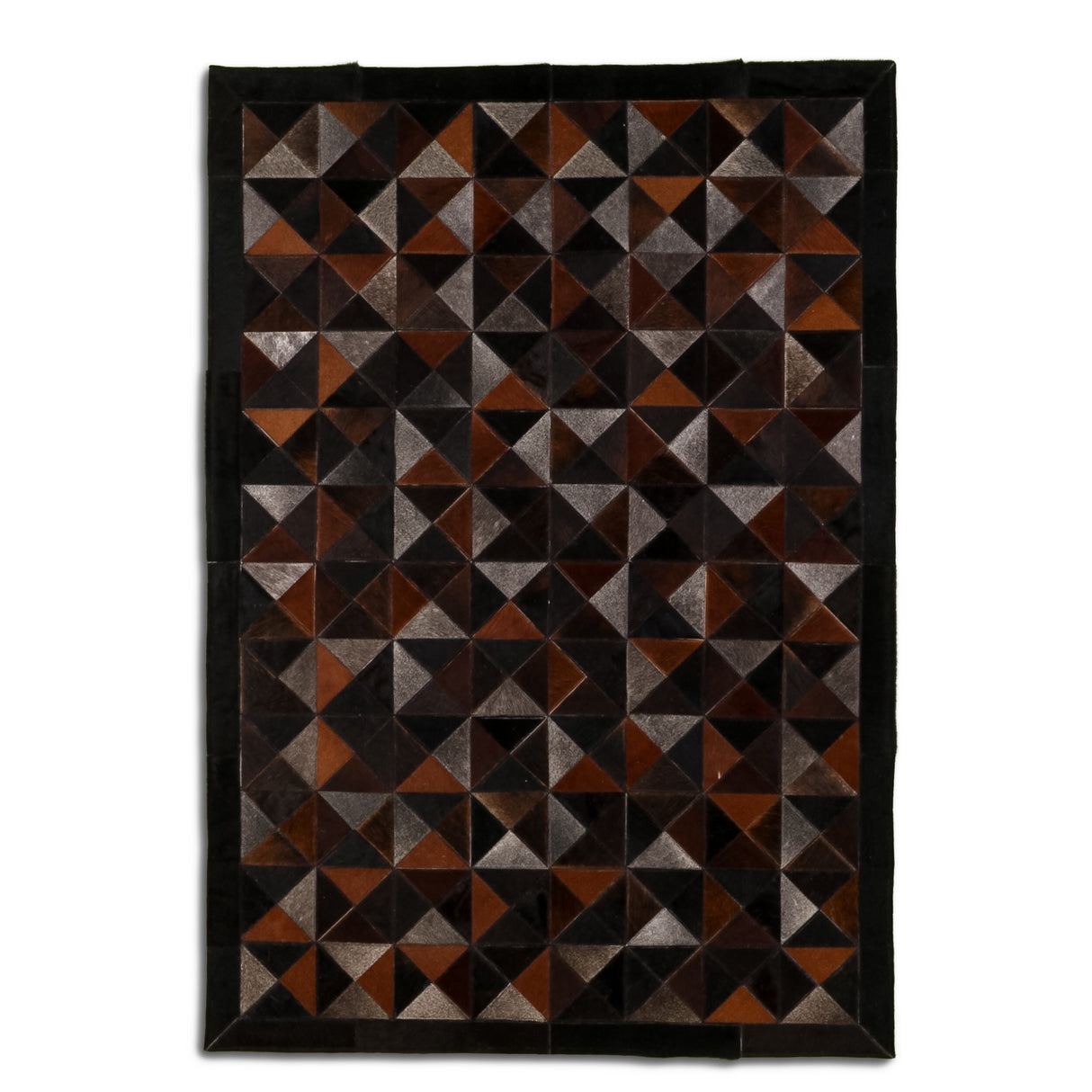 Designer Cowhide Rug - Midnight Empress