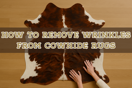 How To Remove Wrinkles From Cowhide Rugs