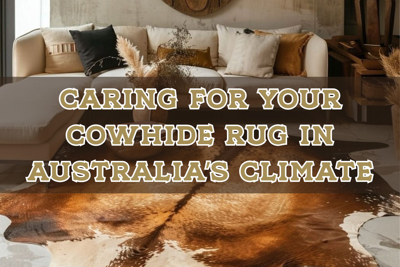 The Complete Guide to Caring for Your Cowhide Rug in  Australia's Climate