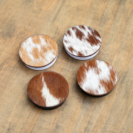 Cowhide Pop Socket