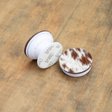 Cowhide Pop Socket