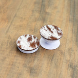 Cowhide Pop Socket