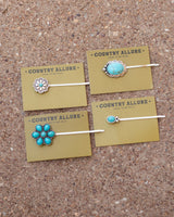 Turquoise Hair Pins