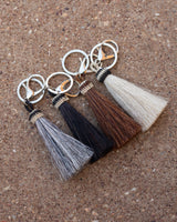 Horse Hair Tassel Keychain