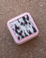 Cowhide Jewellery Box - Square