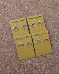 Turquoise Stud - Mini Horn