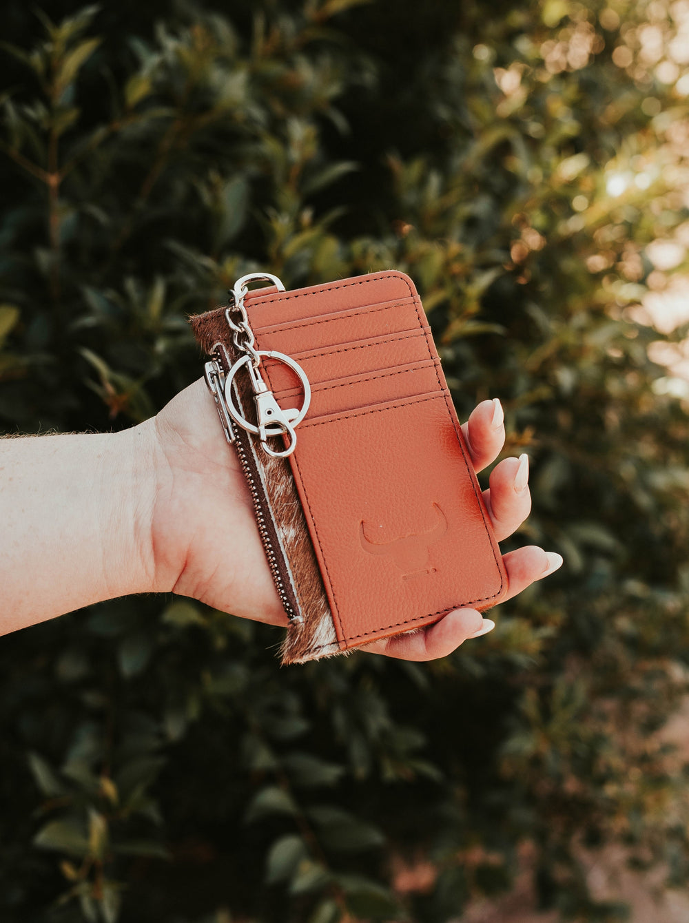 Zimi Cowhide Leather Pocket Purse