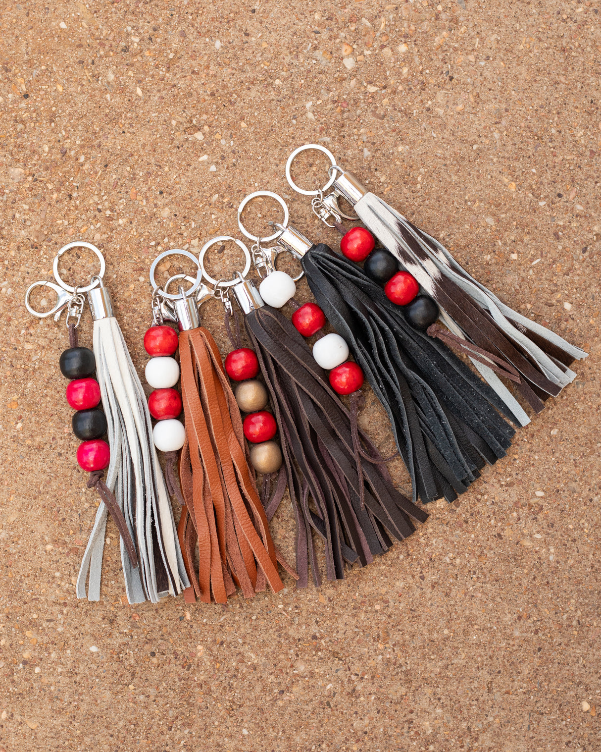 Beaded Tassel Keychain