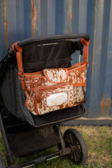 PRE SALE Callie Cowhide Leather Pram Caddy