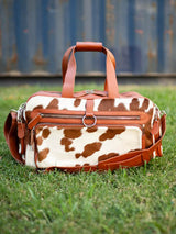 Faith Cowhide Leather Nappy Bag
