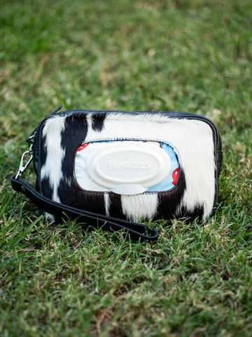 Betsy Baby Wipe Clutch - Black