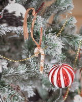 Christmas Tree Ornament -  Cowhide