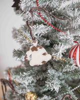 Christmas Tree Ornament -  Cowhide