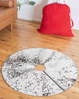 Christmas Tree Skirt -  Cowhide