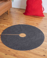 Christmas Tree Skirt -  Cowhide