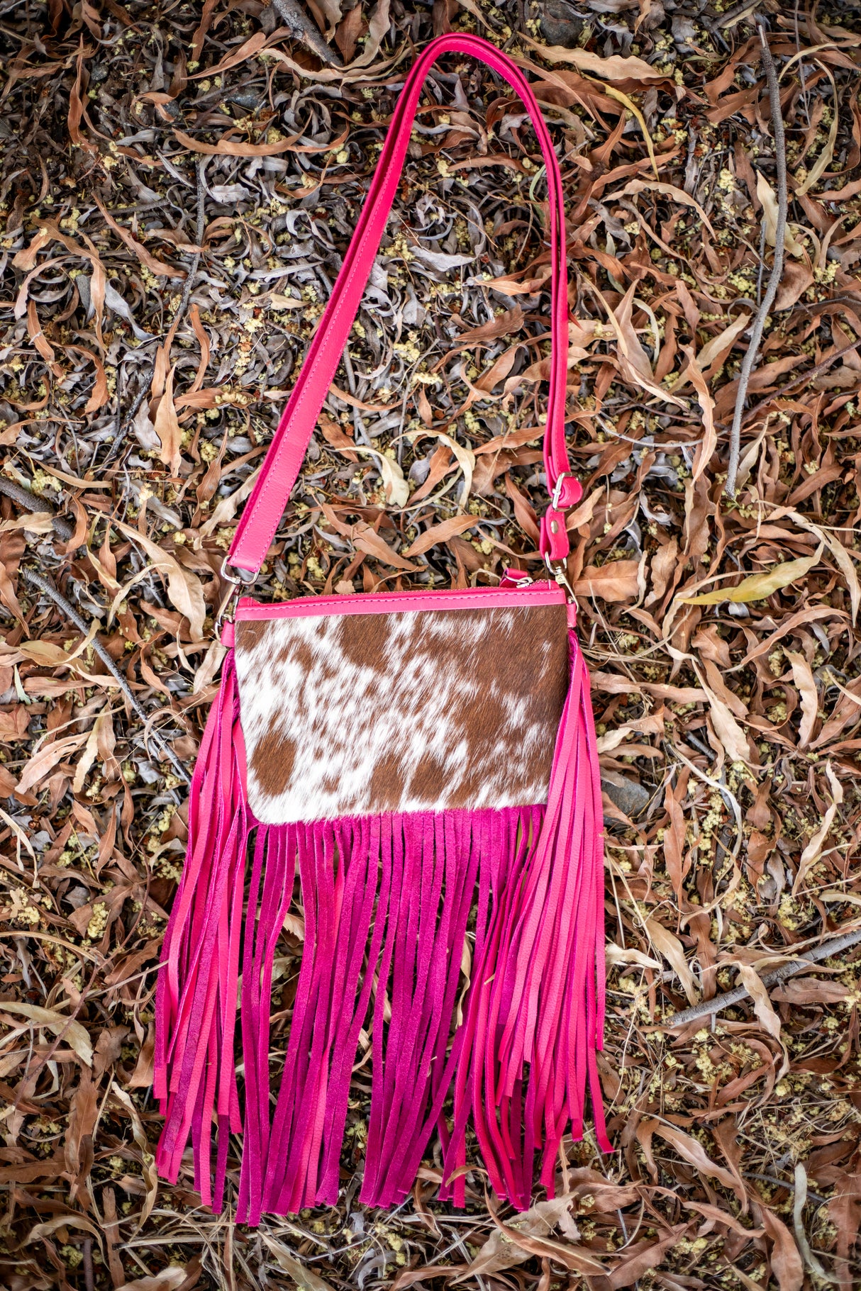 Lucy Tassel Bag - Pink