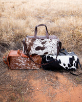 Faith Cowhide Leather Nappy Bag