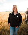 Women's Cotton Fleece 1/4 Zip Jumper