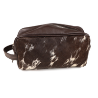 Kelsey Toiletries Bag - Dark Brown