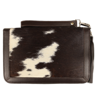 Jodie Cowhide Leather Purse - Large