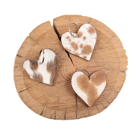 Standard heart keychain