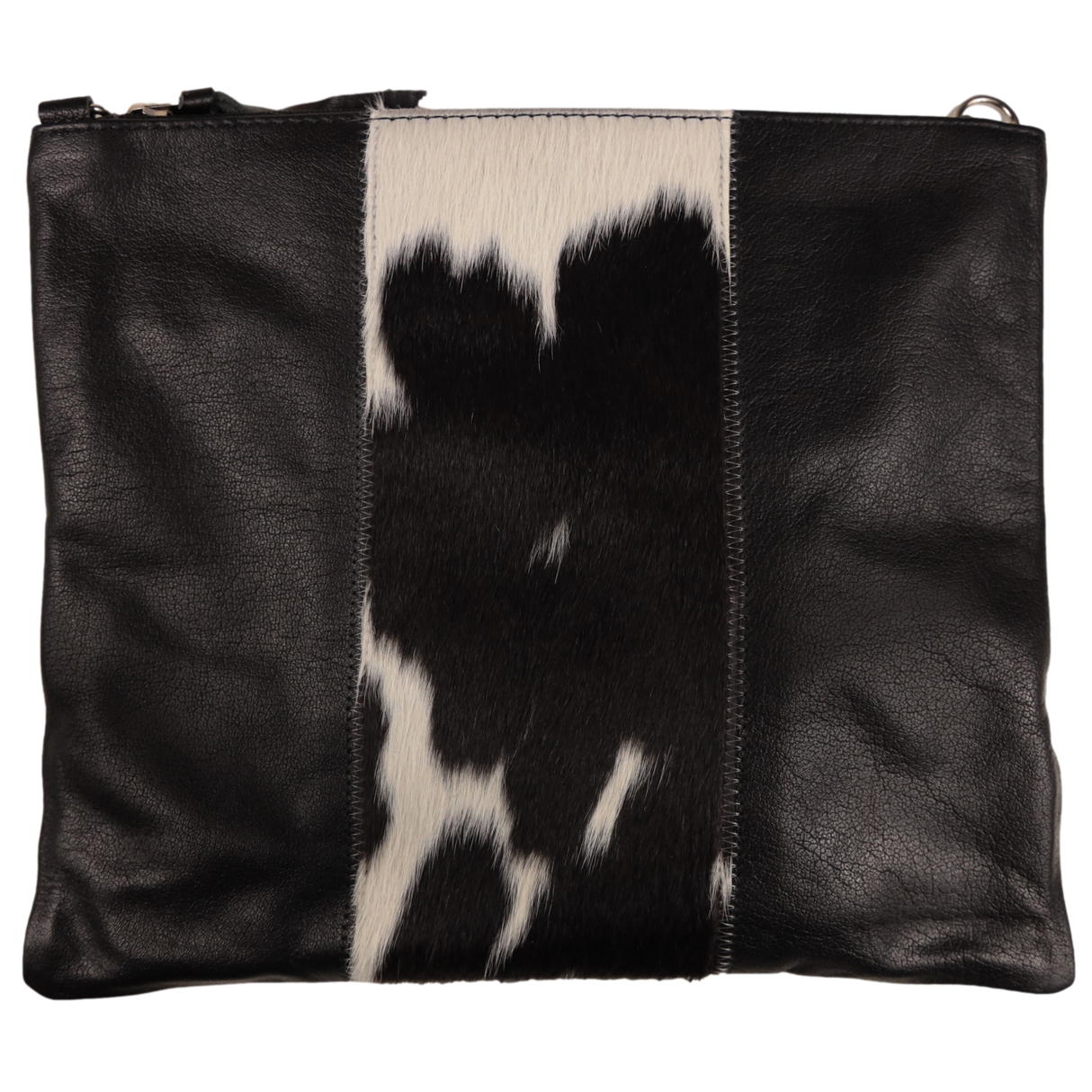 Fern Jumbo Clutch/Handbag - Black