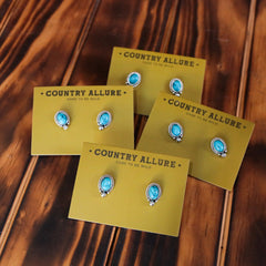 Turquoise Stud - Starburst Concho