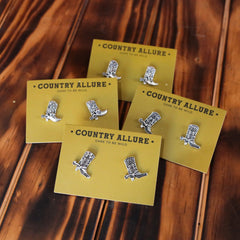 Silver Stud - Cowboy Boot