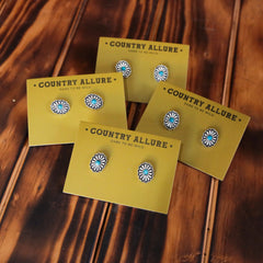Turquoise Stud - Blue Concho