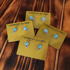 Turquoise Stud - Star Gaze