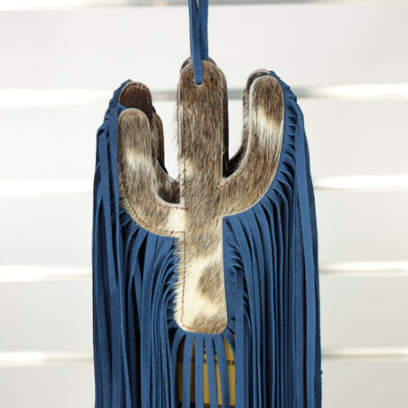 Cactus Wall Hanger - Navy Blue