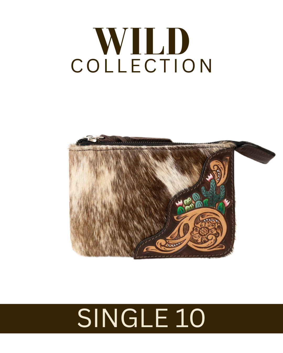 WILD Desert Bloom Cactus Coin Purse