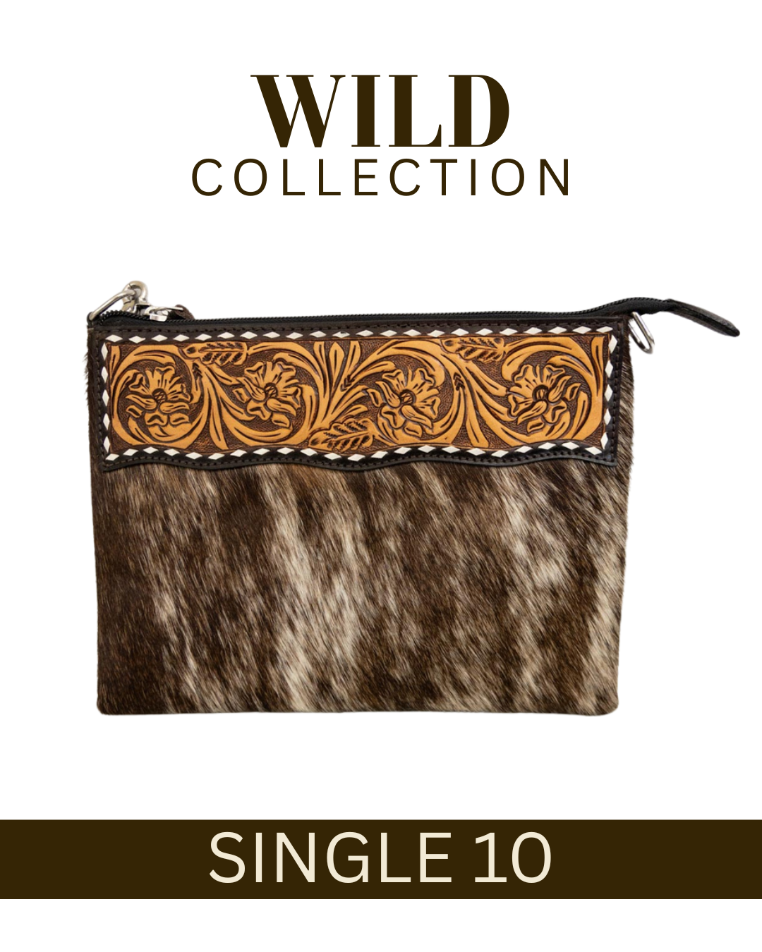 WILD Kimberley Tooled Leather Handbag