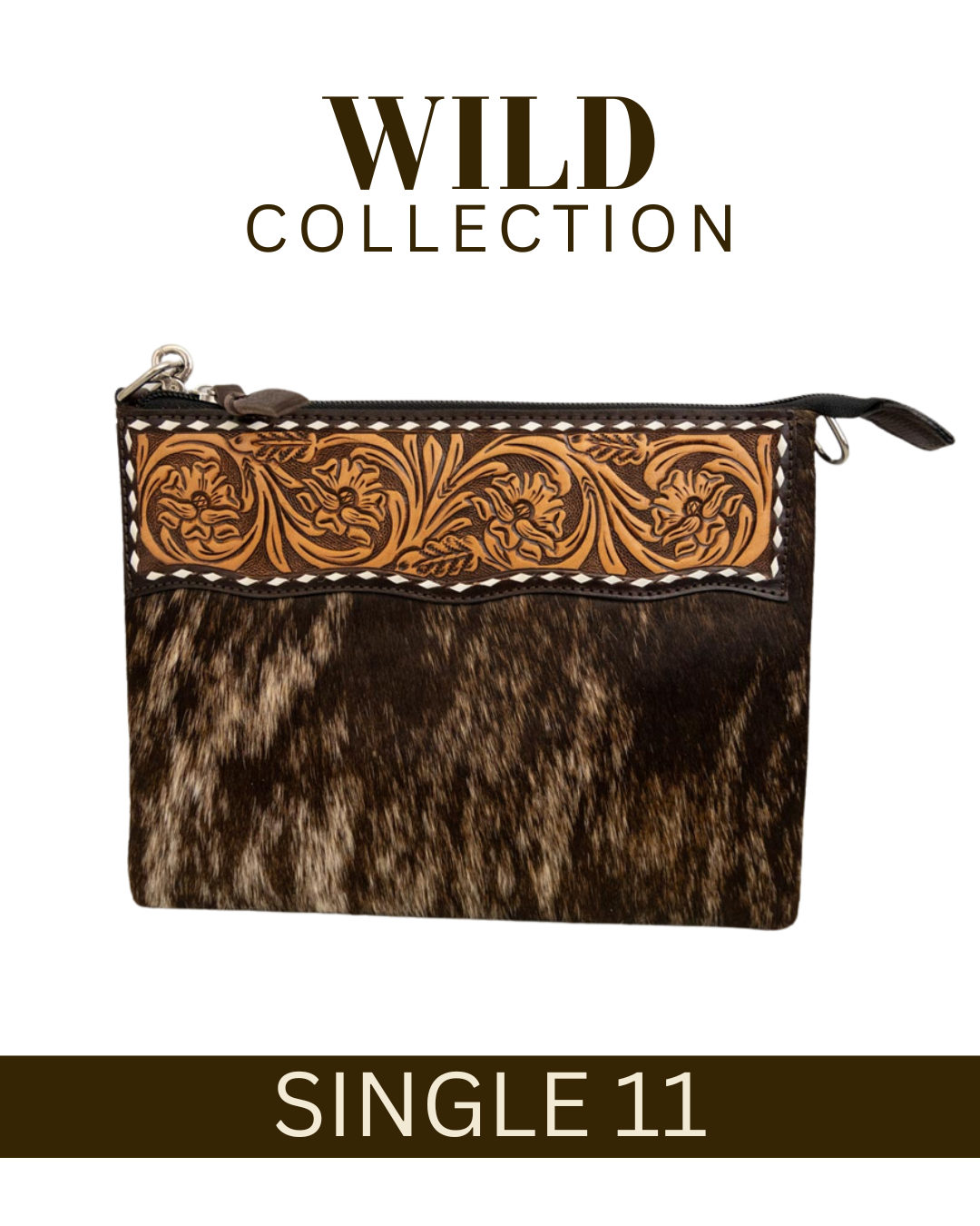 WILD Kimberley Tooled Leather Handbag