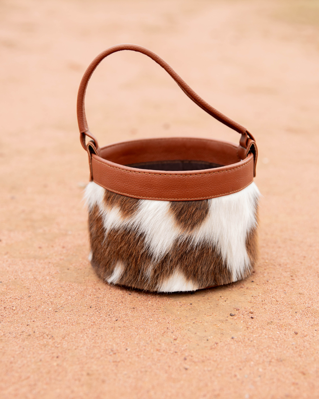 PRE SALE - Cowhide Basket - PRE SALE