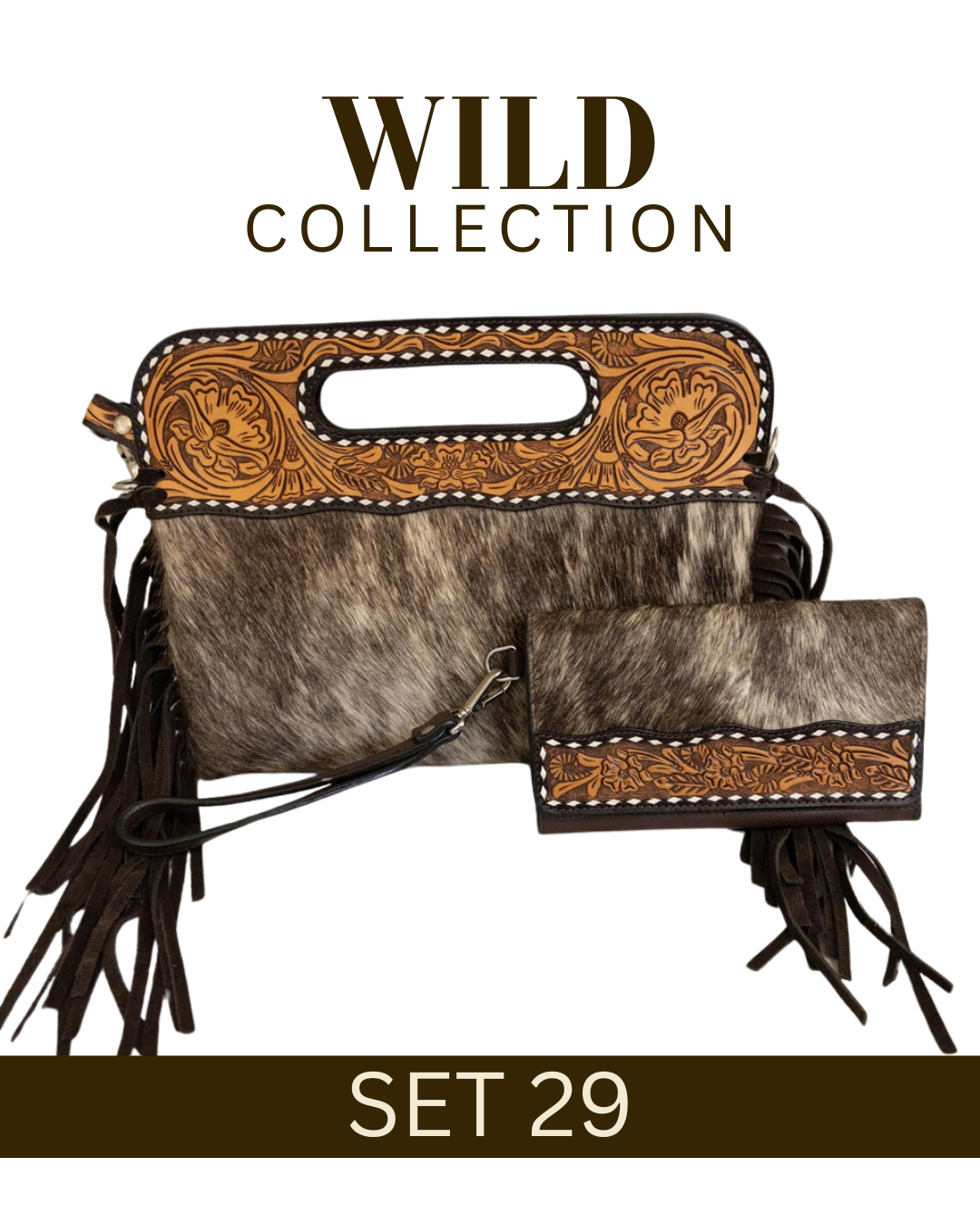 WILD Collection Tooled Leather Bag Sets