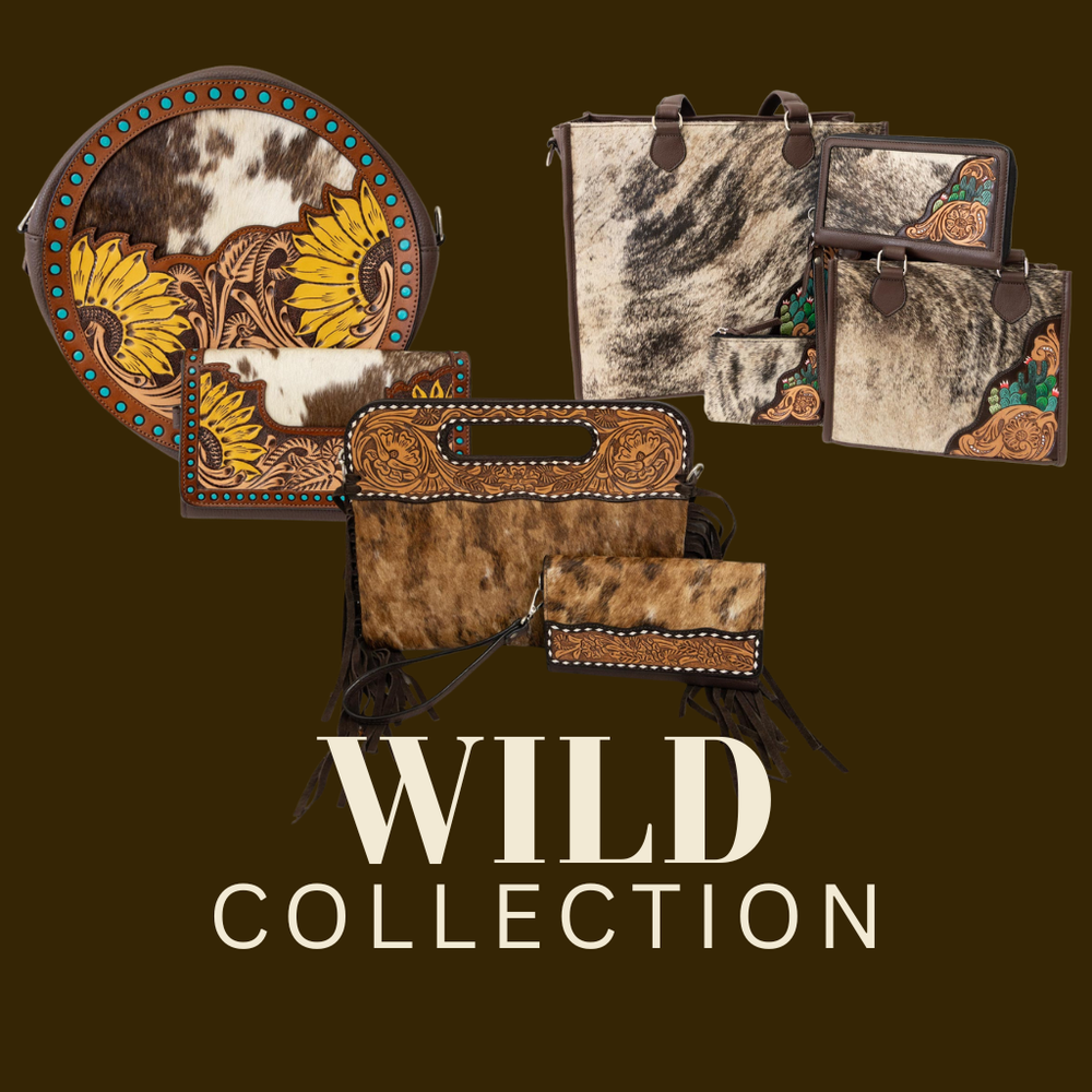 WILD Collection Tooled Leather Bag Sets