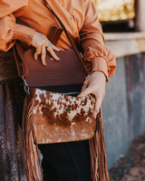 Aria Tassel Cowhide Handbag