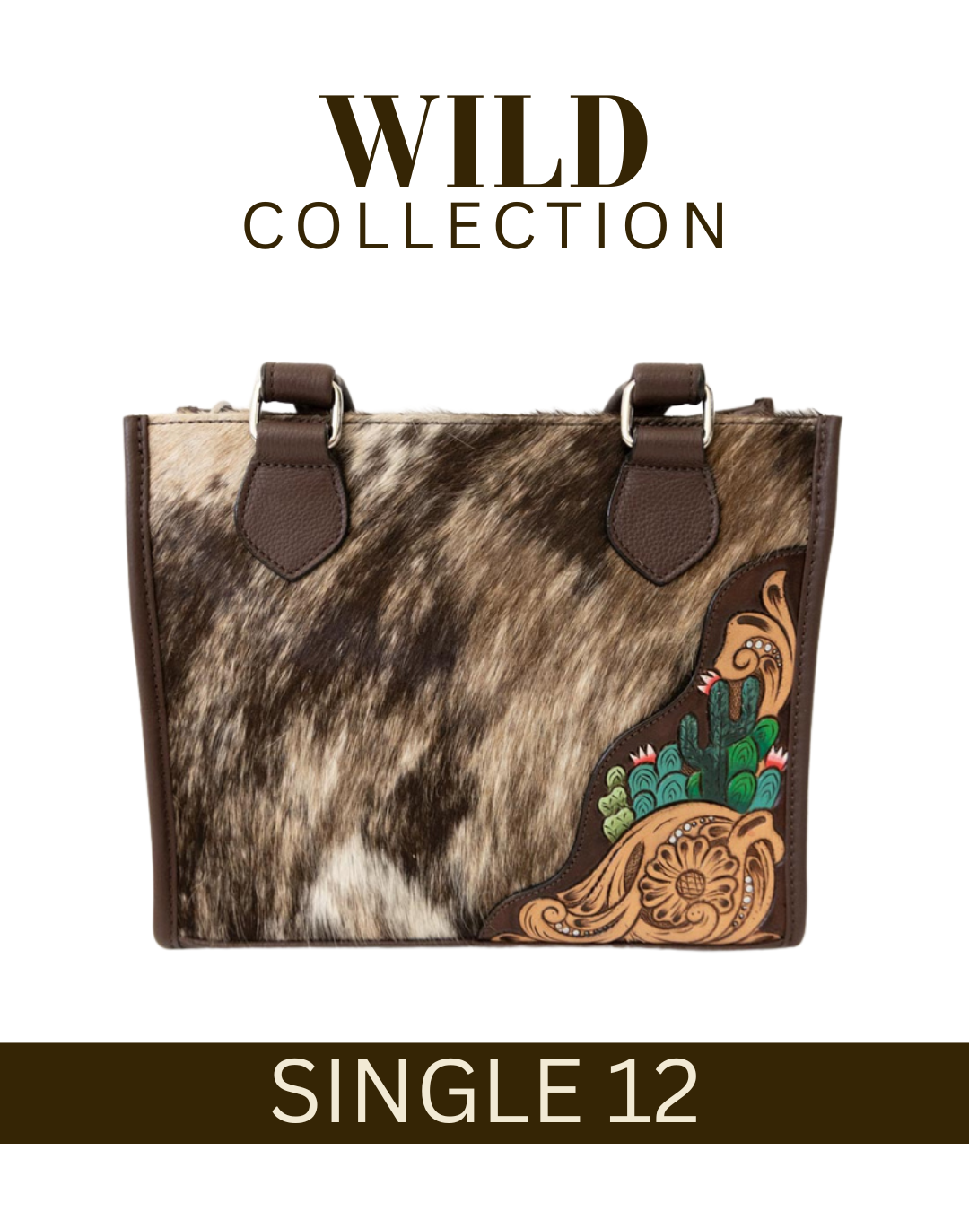WILD Desert Bloom Cactus Tote Handbag