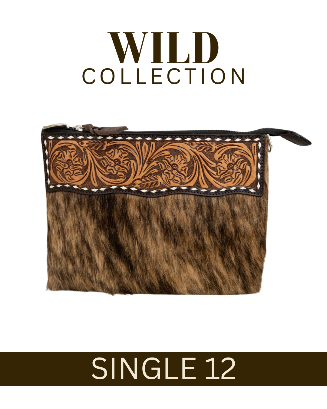 WILD Kimberley Tooled Leather Handbag