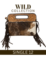 WILD Kimberley Tooled Leather Tassel Handbag