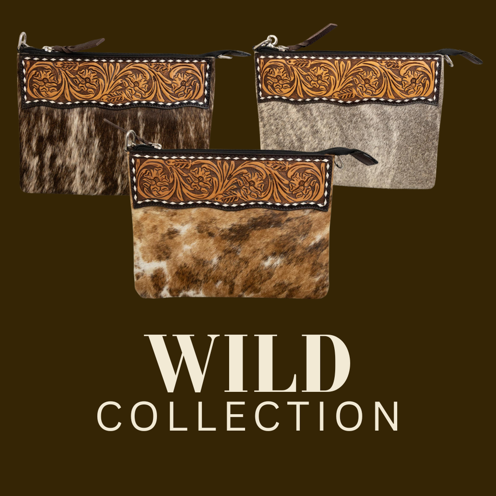WILD Kimberley Tooled Leather Handbag