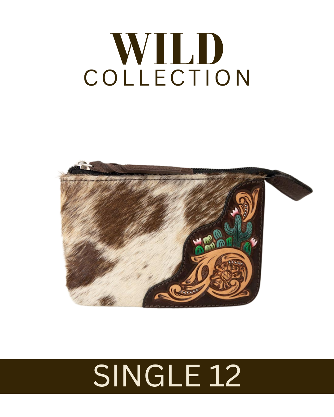 WILD Desert Bloom Cactus Coin Purse