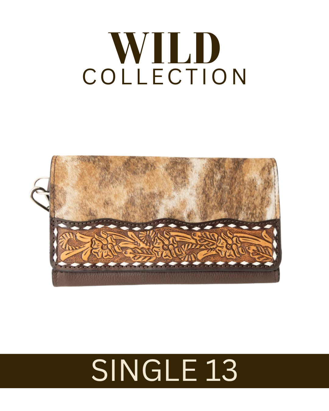 WILD Kimberley Tooled Leather Purse