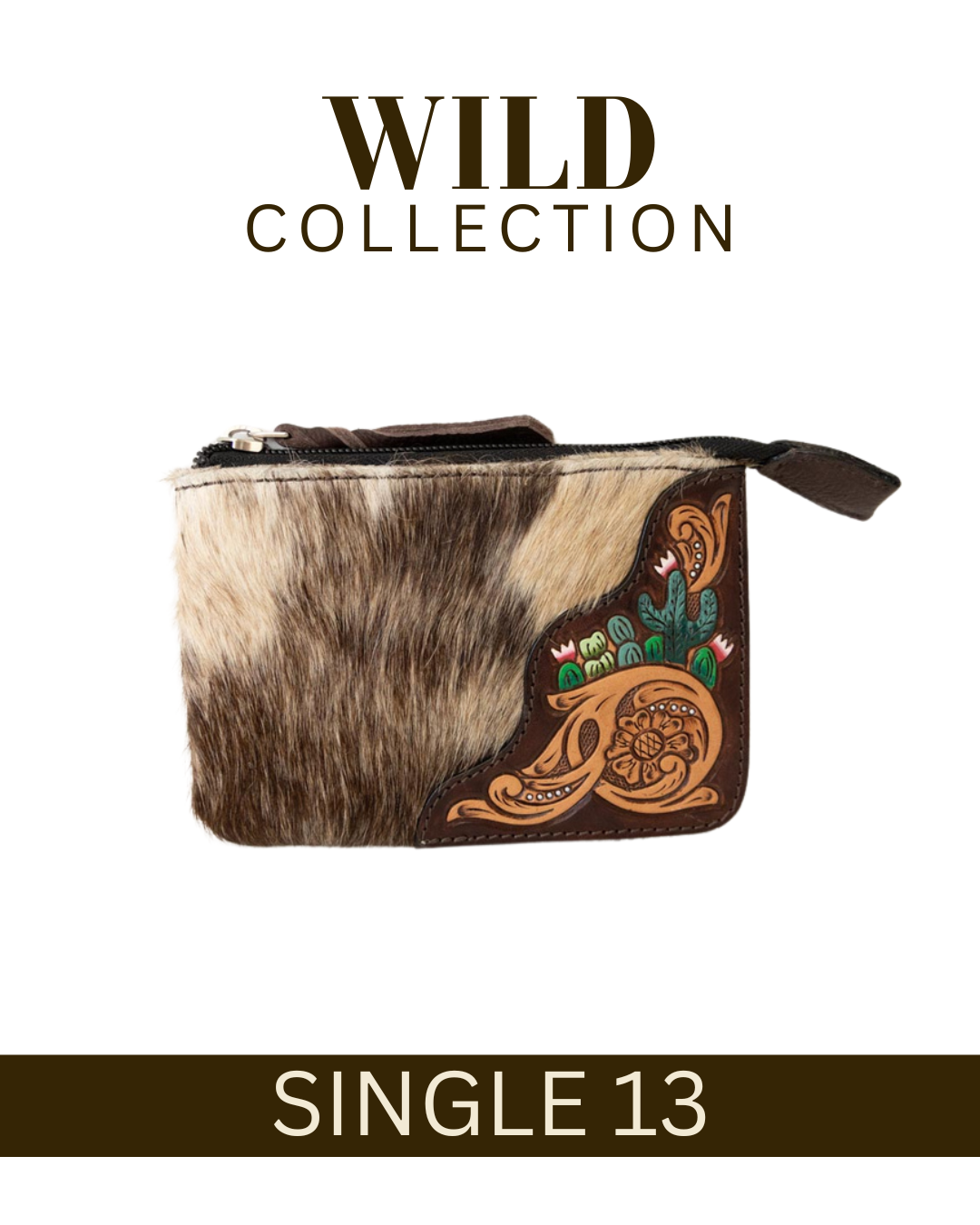 WILD Desert Bloom Cactus Coin Purse