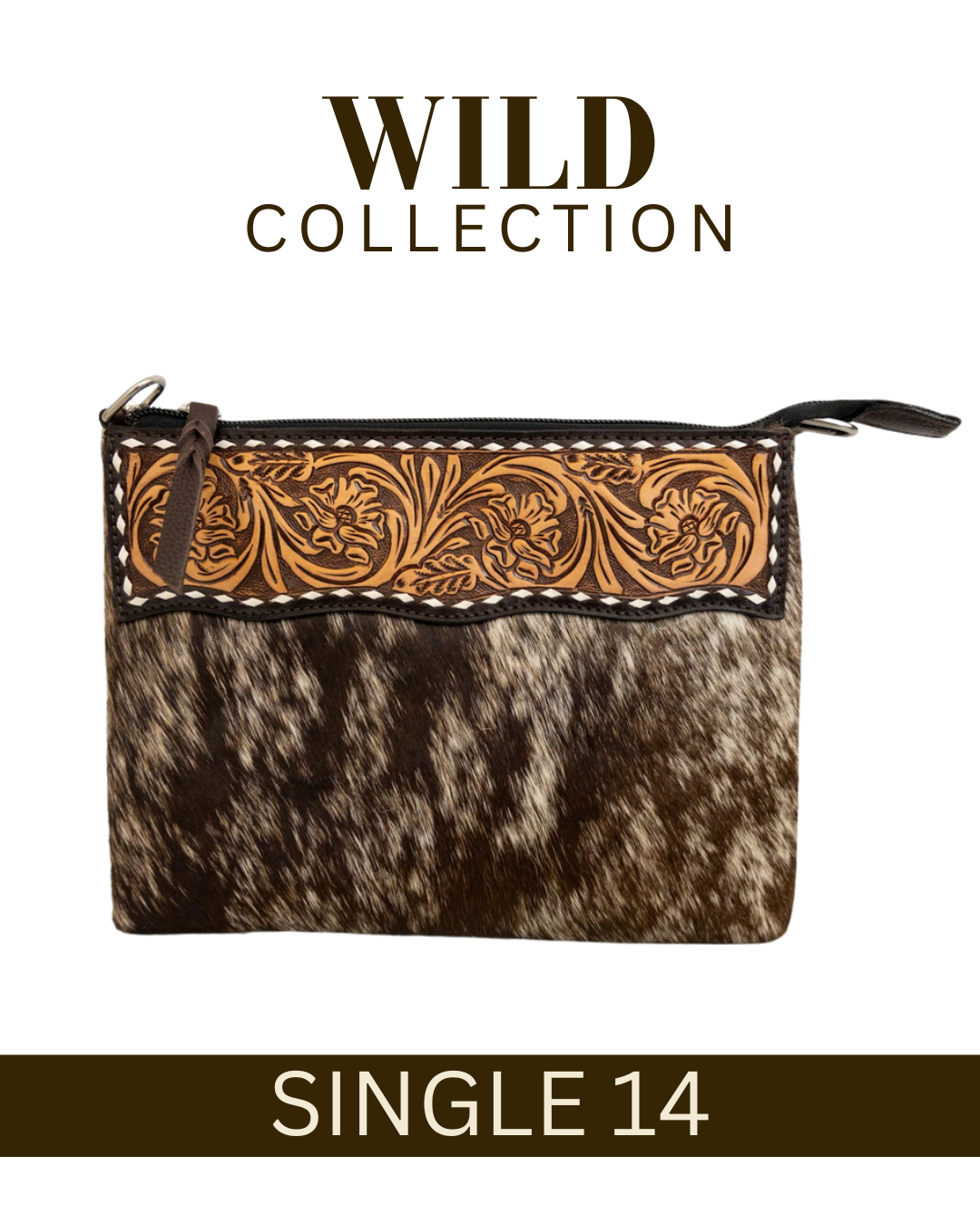 WILD Kimberley Tooled Leather Handbag